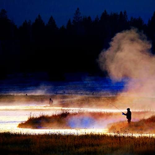 The Fly Fishing Place Green Top Hopper Trout Bass and Panfish Fly Fishing Flies - High Visibility Foam Body Grasshopper Indicator Dry Fly - 6 Flies