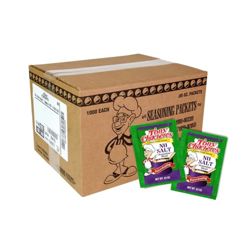 Tony Chachere Creole Seasoning, 1000 Count 0.05 Ounce (Original)