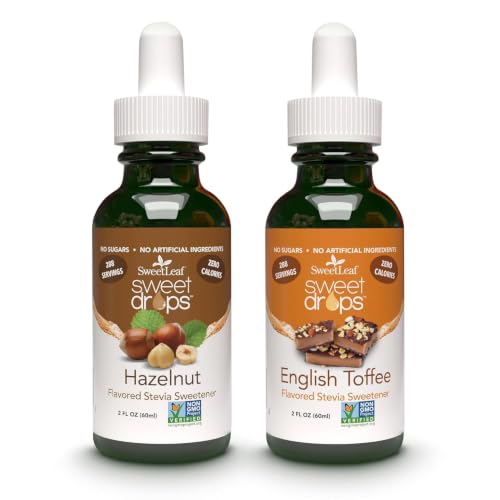 SweetLeaf Stevia Drops Liquid Sweetener, Cinnamon - 2 Fl Oz, Pack of 1 | Sweet Drops, Organic Stevia Leaf Extract, Zero Calorie, No Erythritol, Sugar Substitute, With Dropper