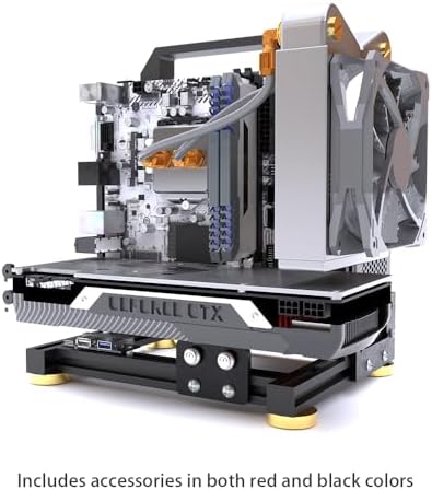 DIY Aluminium Pc Open Case Computer Chassis Test Bench Support Water Cooling Support Server Chassis Support Itx Matx ATX Eatx (2.M-ATX)