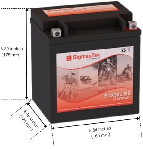 Deka ETX30L Motorcycle Battery (Replacement)