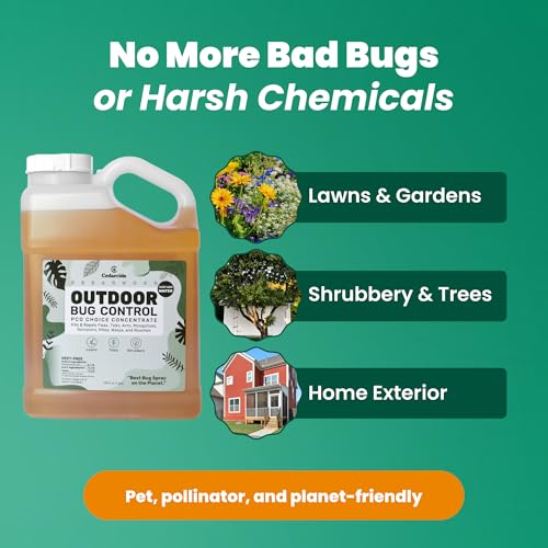 Cedarcide Outdoor Bug Control | Kills & Repels Mosquitoes, Ticks, Fleas