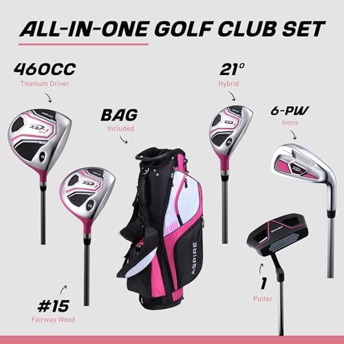 Aspire XD1 - Women's Golf Club Set - Pink