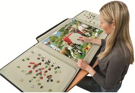 Jumbo, Puzzle Mates, Portapuzzle - Standard 1,000 Piece, Jigsaw Puzzle Accessories