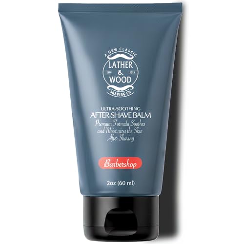 Best After-shave Balm, Sandalwood Scent, Premium Aftershave Lotion, Soothes and Moisturizes Face after shaving, Does Not Dry The Skin, Eliminates Razor Burn For A Silky Smooth Finish …
