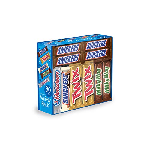 Mars Chocolate Bar Variety Pack - 30 Count (Pack of 2)
