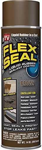 Flex Seal Brown Rubber Spray Sealant 14 Oz. - Case of: 6