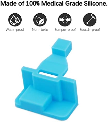 Silicone Saltwater Pods Refills Accessories Compatible with Navage Nasal Care Nasal Irrigation System - Save Salt Water pods for Easy Operation (6 Blue + 6 whie), nomal