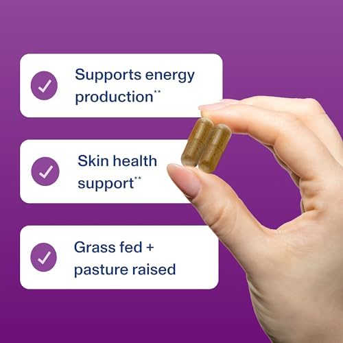 Vital Proteins Grass Fed Beef Liver, 120 Capsules | Grass-Fed Beef Liver, Supports Daily Nutrition, Desiccated Liver Supplement, 30 Servings