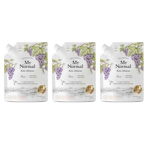 My Normal Keto Allulose Syrup - 1:1 Sugar Substitute, Zero Calorie 17.10 oz
