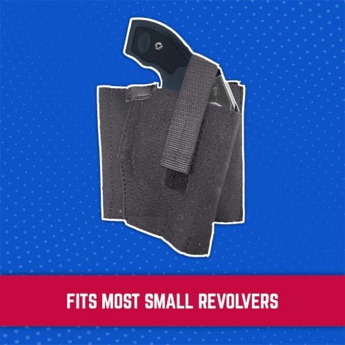 DeSantis Apache Ankle Rig - Concealed Ankle Holster, Elastic Ankle Holster, Conceal Carry Gun Holster for Revolver