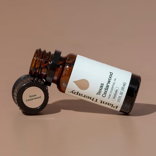 Plant Therapy Texas Cedarwood Essential Oil 10 mL (1/3 oz) 100% Pure, Undiluted, Aromatherapy for Mood Support and Clear Breathing