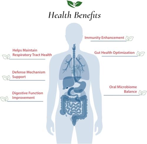 Foods For Gut Lactobacillus Salivarius Probiotic Powder 300 Billion cfu's | Made in USA | No Additives | Digestive & Immune Support | High Potency