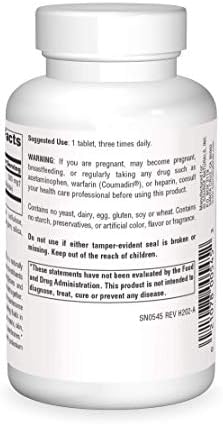 Source Naturals Glucosamine Sulfate, Sodium-Free, for Joint Support, 500 mg - 120 Tablets