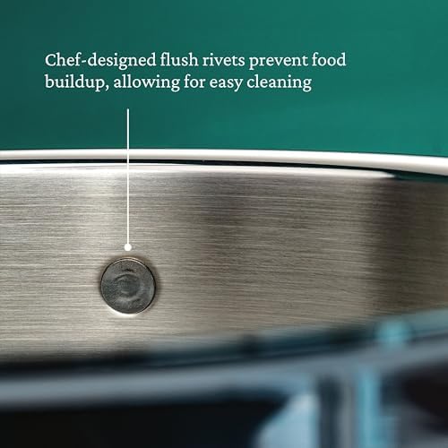 Hestan - ProBond Collection - Professional Clad Stainless Steel Sauce Pan, Induction Cooktop Compatible, 1.5 Quart