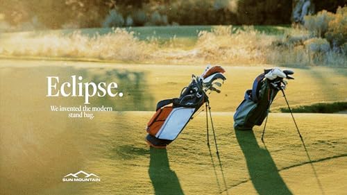 Sun Mountain Men's Eclipse 4.5 Lightweight VLO Hybrid Stand Golf Bag, 14-Way Top, 2025 Model