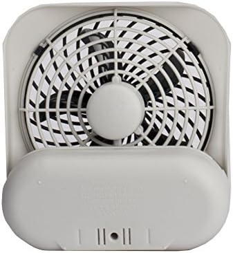 O2COOL Treva 5 in Portable Battery Powered Desk Fan 2-Speed Black | Yes