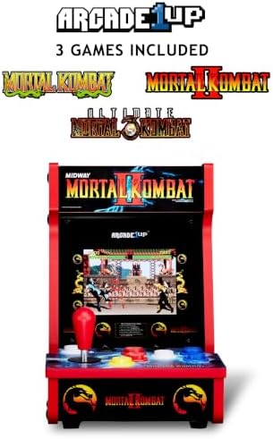 Arcade1Up Ms. Pac-Man Class of '81 Countercade, 3 Retro Games | Countertop Arcade Machine with 7-Inch LCD Screen and Real Feel Joysticks and Buttons