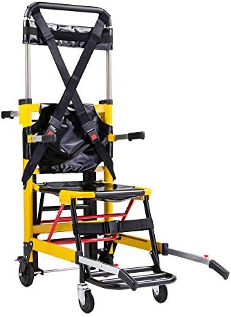 LINE2design Mobility Chair - Mobile Chair 70007-Y, Premium Emergency Transport Manual Track Solutions - Load Capacity: 400 lb. Yellow.