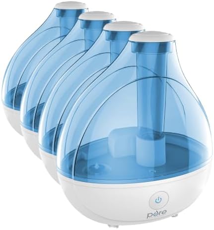 Pure Enrichment MistAire Ultrasonic Cool Mist Humidifier - Quiet Air Humidifier for Bedroom, Nursery, Office, & Indoor Plants - Lasts Up To 25 Hours
