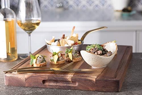 Butcher Block - Organic Bamboo Cutting Board w/Juice Groove - 17x13x1.5" -Butcher Block Cutting Board - Premium Quality and Professional Design - Bamboo Chopping Block