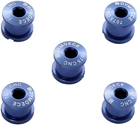 Double Chainring Bolts 7075 Aluminum Alloy for Road MTB M8 Crankset | Bike Chainring Bolts Anodized Anti-Corrosion CNC Machined