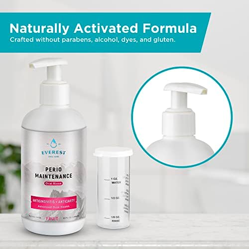 Perio Maintenance Alcohol Free Mouthwash – Concentrated Mouthwash for Bad Breath, Plaque, Sensitive Teeth