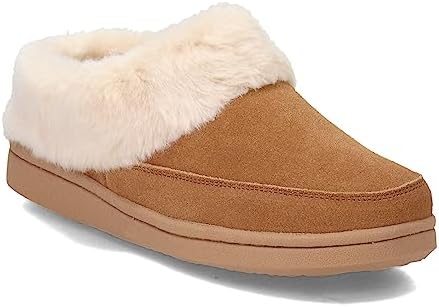 Clarks Womens Faux Fur Lined Clog Slippers Warm Cozy Indoor Outdoor Plush Slipper for Women
