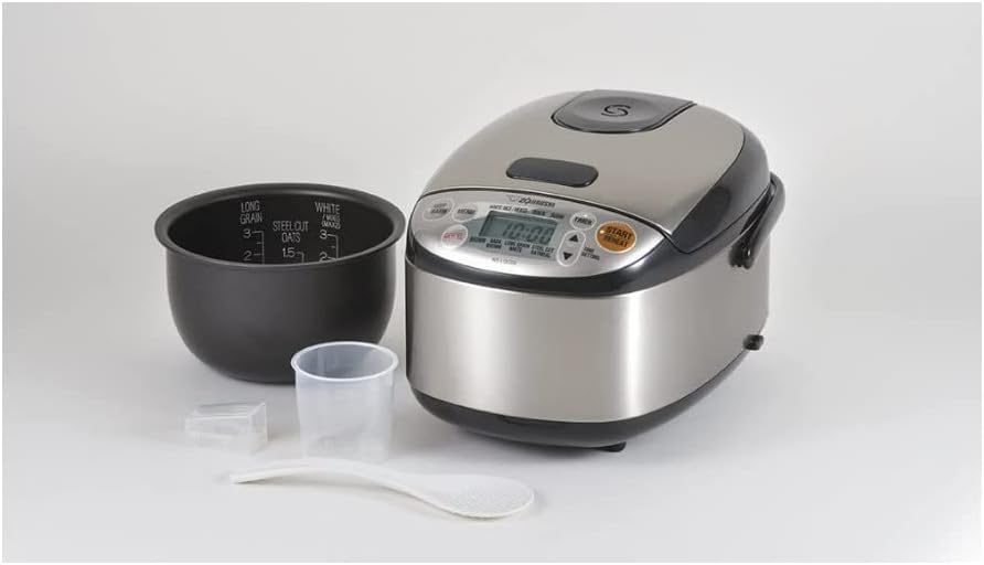 Zojirushi Micom 3-Cup Compact Size, Multiple Settings, Stainless Steel Made
