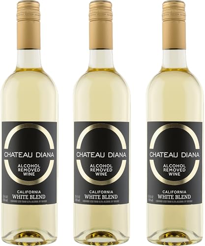 Chateau Diana Zero Alcohol Removed California White Blend (3, Chateau Diana Zero - Alcohol Removed White Blend - 3 Pack)