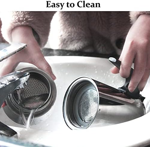 elabo Stainless Steel Moka Pot, Stovetop Espresso Maker Machine 10 Cups