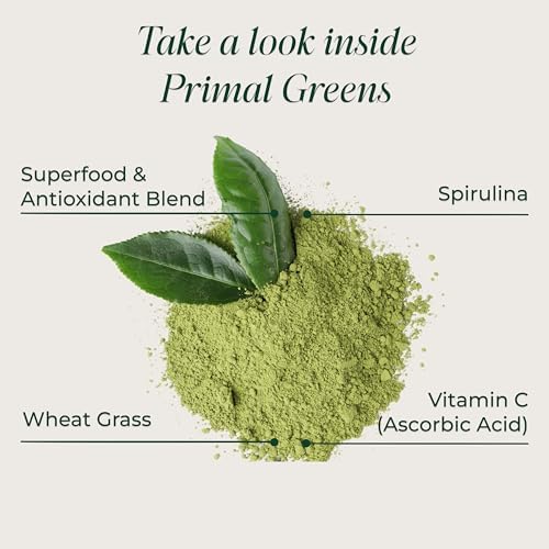 Primal Harvest Greens - Daily Supplement Powder, Gluten, Dairy & Soy Free