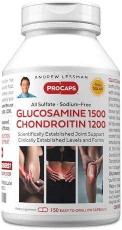 ANDREW LESSMAN Glucosamine 1500 Chondroitin 1200-75 Capsules