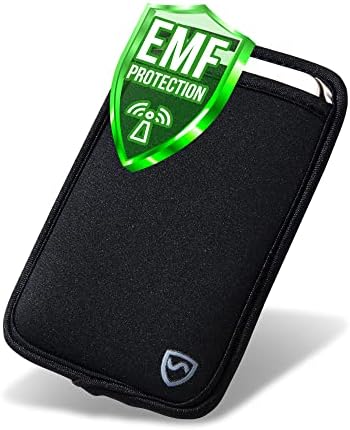 SYB Shield Your Body Anti Radiation Cell Phone Pouch, Cell Phone Sleeves for Blocking EMF, Radiation Blocker for Cell Phone, Black, XL, for Phones Up to 3.25-inches Wide (7 x 4.25 Inches Pouch Size)