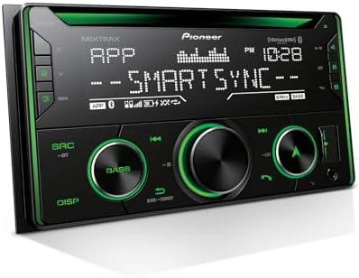 Pioneer FH-S722BS Double Din CD Car Stereo with Bluetooth and USB/AUX