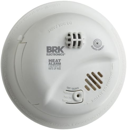 First Alert Hardwired Heat Alarm with Battery Backup, BRK Brands HD6135FB | HD6135FB, 9V Battery Backup