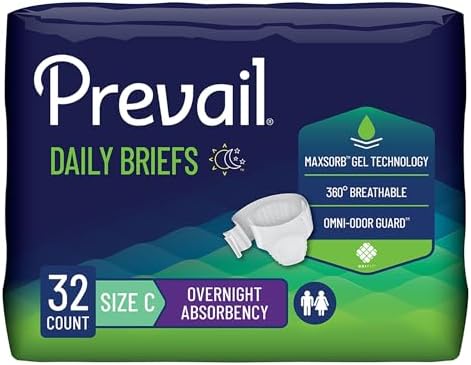 Prevail Incontinence_Protector, Size A (48 Count) | Disposable, Incontinence, Ultimate Absorbency, Size A