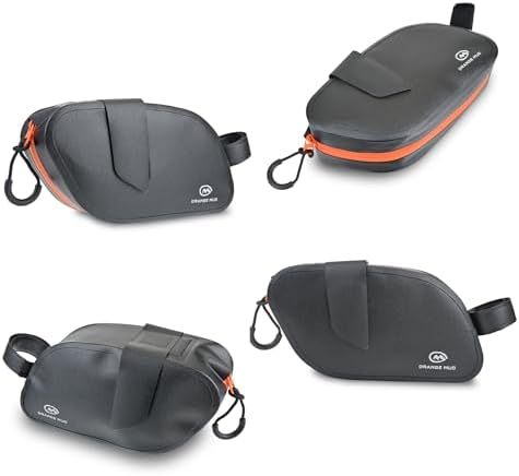 Orange Mud Waterproof Bike Frame Bag TPU Triangle Storage Bag