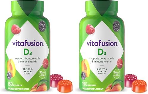 Vitafusion Vitamin D3 Gummies | 50 mcg | 150 Gummy Vitamins