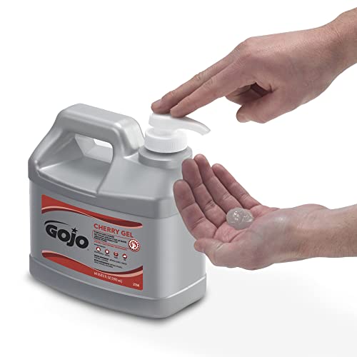 Gojo Cherry Gel Pumice Hand Cleaner, Pump Bottle, 1ct x 1 Gal - 2358-02