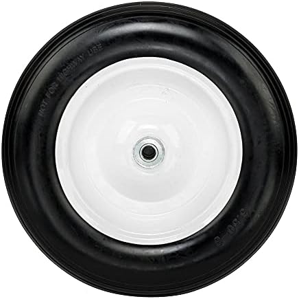 3.50-8" Wheelbarrow Tires with 5/8 Bearing, 3" Hub Universal Fit Wheelbarrow Wheel