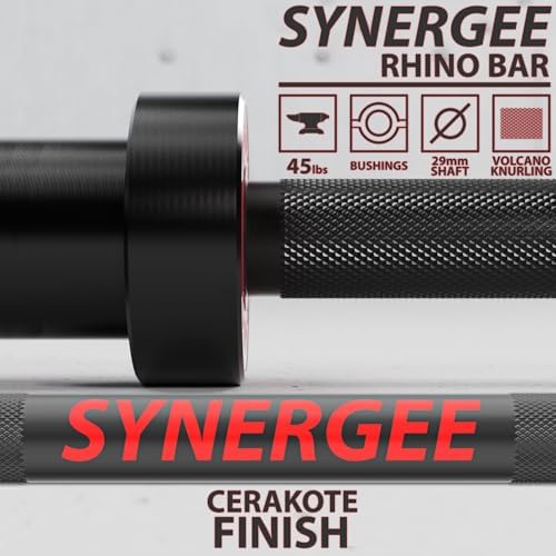 Synergee 45 lb Rhino Power Bar – Cerakote Finish 1500 lb Rated