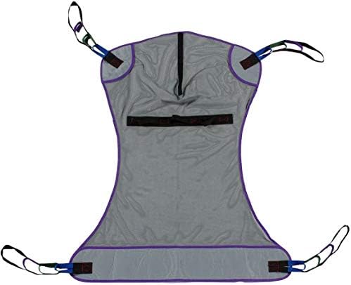 Patient Aid Full Body Mesh Patient Lift Sling for Safe Transfers | 110-200 lb Capacity | Breathable Mesh Fabric | Full Body Support | Hoyer Safe Lifting for Elderly & Bariatric