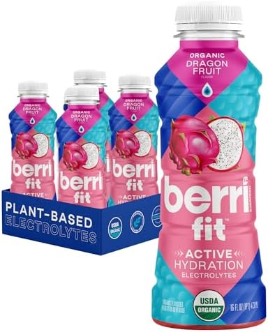 Berri Fit Hydration, 4ct, Organic Dragon Fruit Flavor Natural Sports Drink