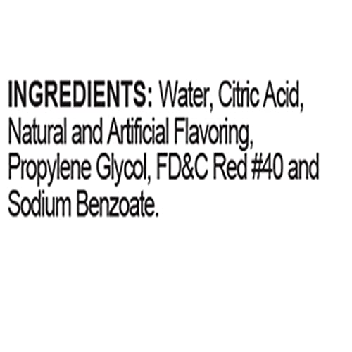 Hypothermias Shaved Ice and Snow Cone Syrup Unsweetened Flavor Concentrate - 4 Fl Oz - Makes 1 Gallon of Ready to Use Syrup - Cherry - Must Add