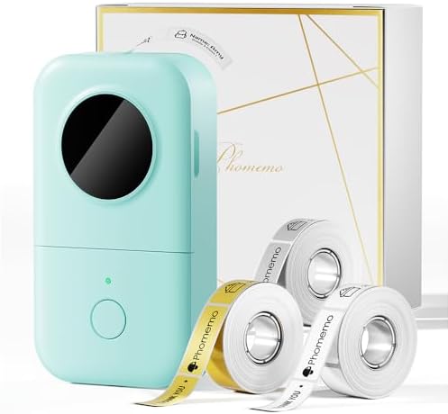 Phomemo Label Maker, D30 Bluetooth Mini Label Maker Machine with Tape
