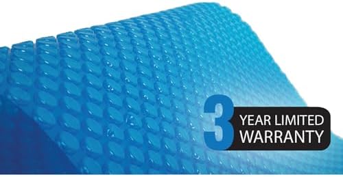 Blue Wave 24-ft Round Solar Pool Cover 8-Mil Blue – Solar Cover for Above Ground Pool