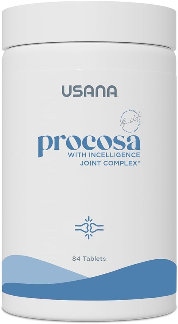 USANA - Procosa with InCelligence - 84 Tablets - 28-Day Supply | Includes Vegetarian Glucosamine HCl, Meriva Curcumin