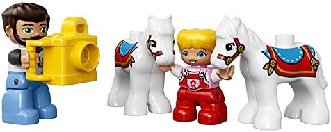 LEGO DUPLO Town Big Fair 10840 Role Play and Learning Building Blocks Set for Toddlers Including a Ferris Wheel, Carousel