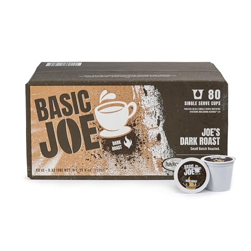 Basic Joe Coffee Pods, Medium Roast, 80 Count K-Cup, 100% Arabica